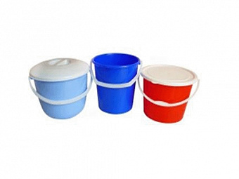 Ведро  5л д/пит.воды с плотной крышкой, Бр.1.07