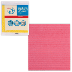 Салфетки губчатые PACLAN, КОМПЛЕКТ 3шт., "Professional", для влажной уборки, 15*17см, шк72357
