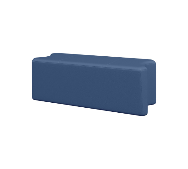 Модуль 2-местный Молекула 1400*570*500мм Oregon 03 (синий кожзам)