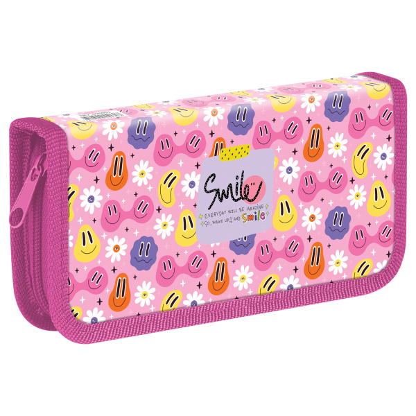 Пенал 1 отделение, 190*90 ArtSpace "Smile", ламинированный картон Пенал 1 отделение, 190*90 ArtSpace "Smile", ламинированный картон