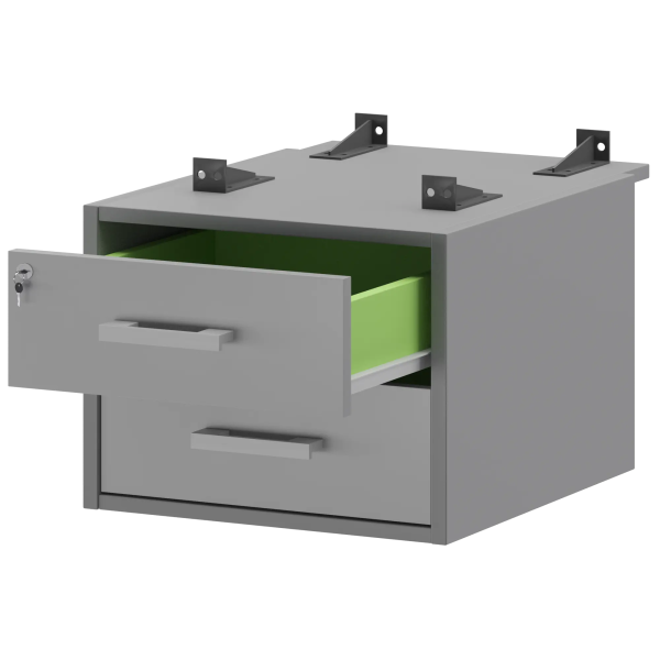 Тумба АМТ2-02Ц.73 (АМТ2-02Ц, АМТ2-02.73, КК(ПБ)-01) серый/антрацит