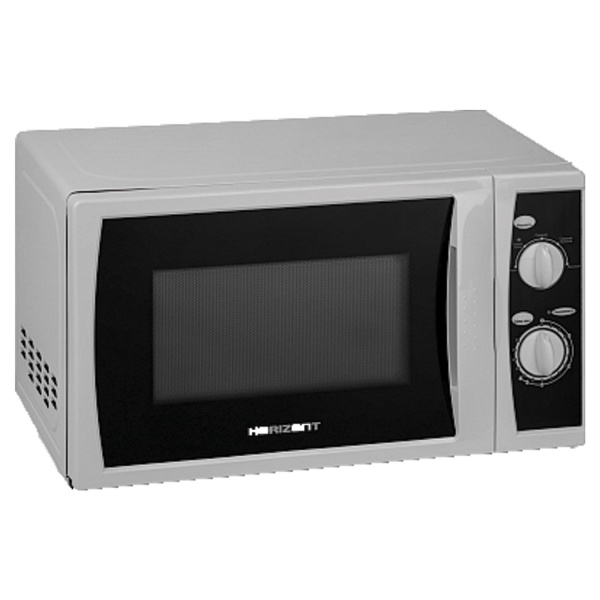 Микроволновая печь HORIZONT 20MW800-1378, объем 20 л, мощность 800 Вт, механич. управление, белая